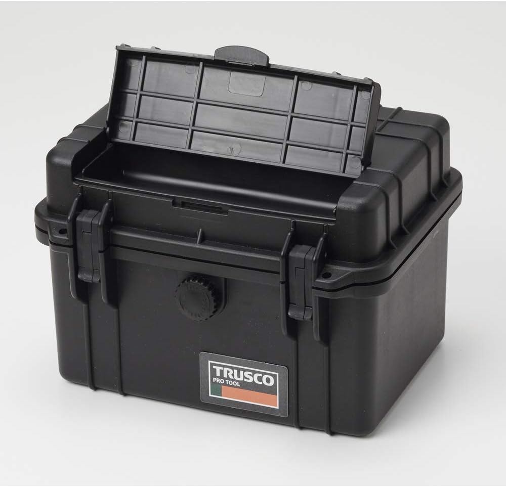 TRUSCO TAK-33BK Protector Tool Case, 10.6 x 8.5 x 7.3 inches (270 x 215 x 186 mm), Black