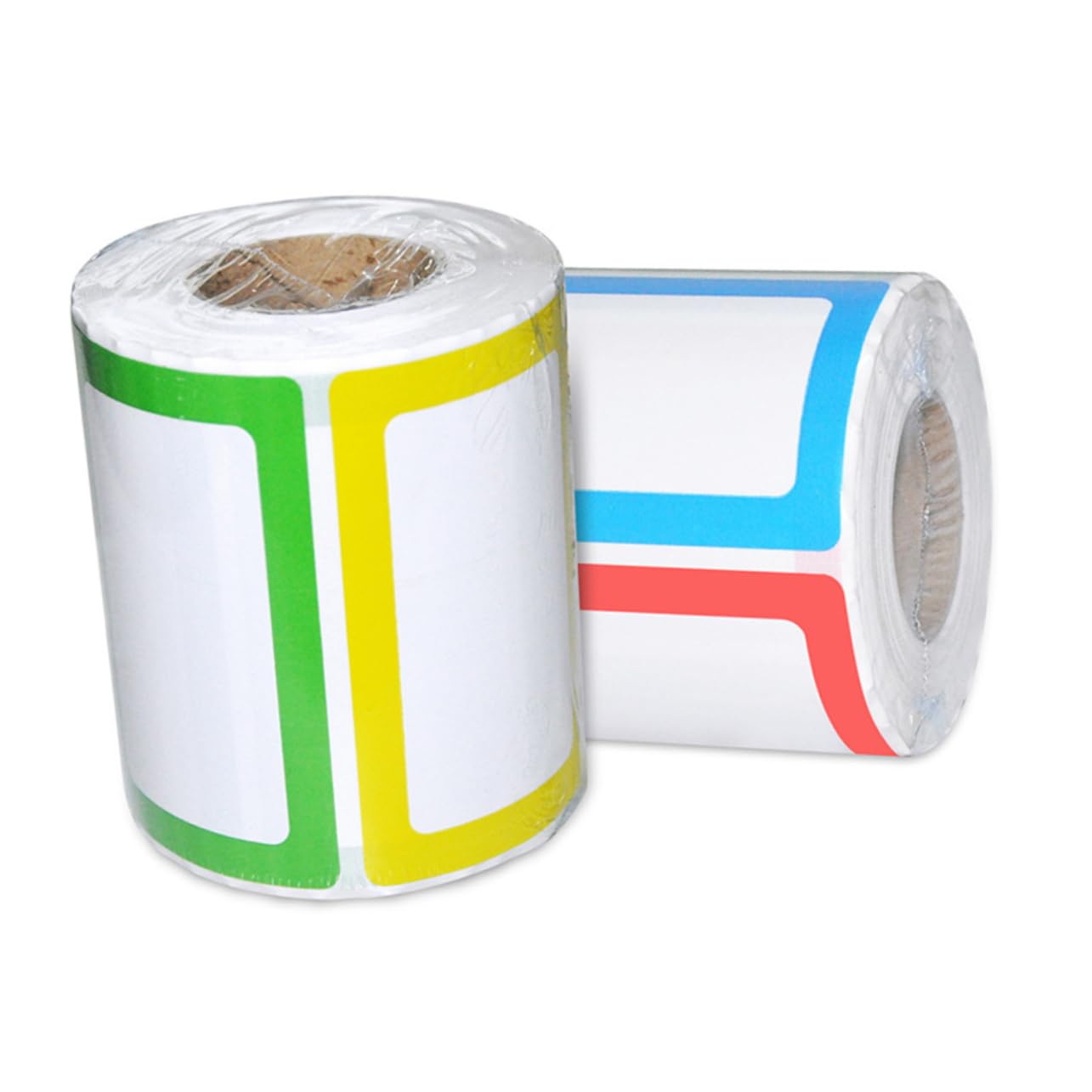 Bunte Namensaufkleber Selbstklebend Beschichtetem Papier, 1 Rolle 600 Stück