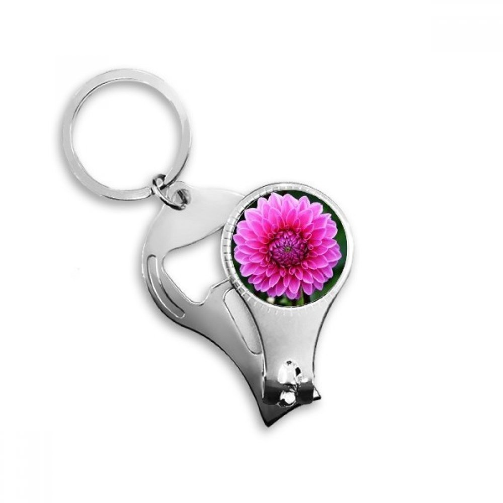 Meilleur cadeau charme porte-clés rose en métal et coupe-ongles complet
