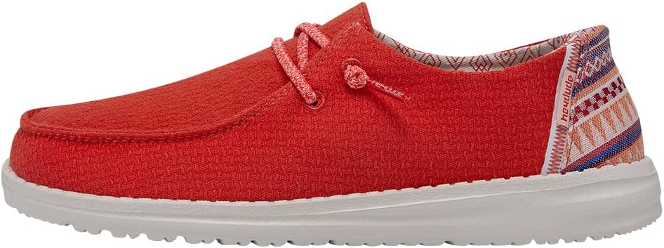 Hey Dude Women's Wendy Moccasin 5 Aztec Red