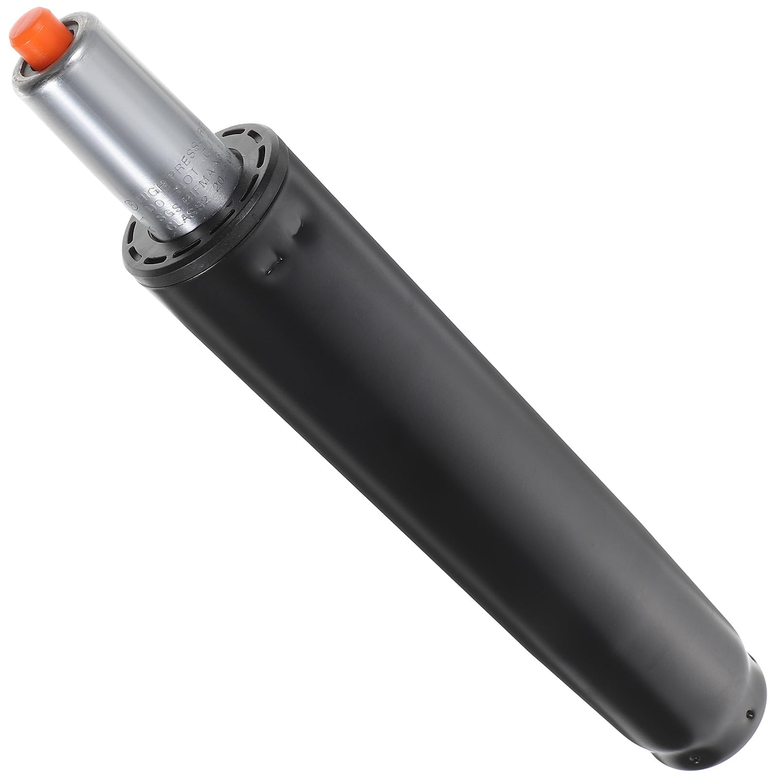Cilindro elevador de gas para silla de oficina, pistón hidráulico de acero inoxidable negro