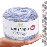 MeriWoolArt® Ovillo de lana merino para tejer, 150 m, multicolor de grosor suave, lana merino para suéteres y chaquetas, lana XXL para tejer a mano, voluminosa lana para bufandas, mantas, chales y