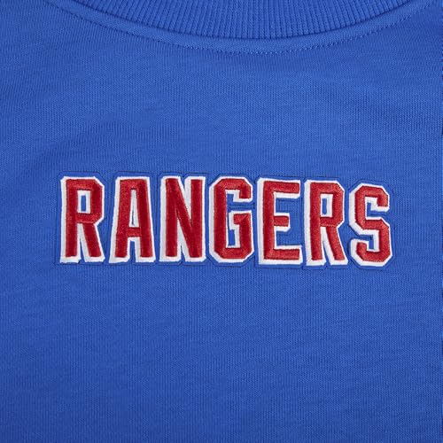 Pro Standard Womens NHL New York Rangers Wingspan Crewneck Sweatshirt Royal Blue by Pro Standard - Used condition - Image 4