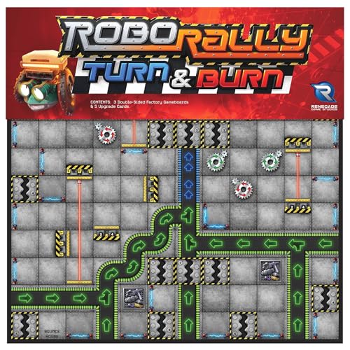 Robo Rally: Turn & Burn Expansion juego de estrategia miniatura 5