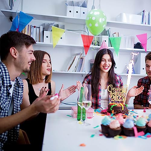 Congrats Grad 2023 Cake Topper-2023 Graduation Party, Junior High And High School Graduation, College Graduate, Doctoral Master's Graduation Cake Topper #TOP3