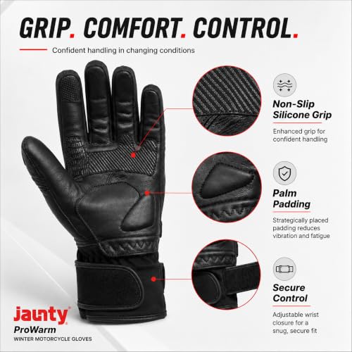 Jaunty Winter Motorcycle Gloves