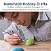 Creativity for Kids Holiday Hide & Seek Rock Painting Kit | Paint, Decorate & Hide 10 Festive Rocks | DIY Christmas Craft Kit for Kids to Inspire Creativity & Kindness (Ages 6+)