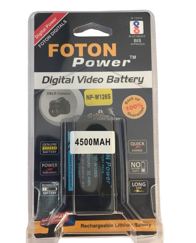 Foton Power Battery Charger Foton Video Camera Battery Portable