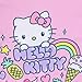 Hello Kitty Sanrio Girls 3 Pack Short Sleeve T-Shirt for Little and Big Kids Pink/Blue