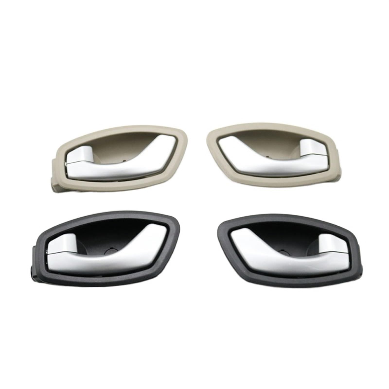 Voiture Intérieur Poignée Porte 806715396R 806713870R Pour Pièces De Voiture Fluence À L'intérieur De La Poignée De Porte D'ouverture Intérieure (Taille : Black rear left)