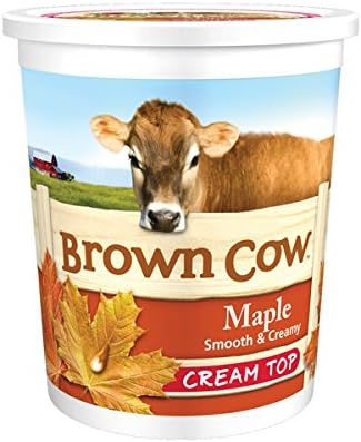 Cream Top Yogurt, Maple, 32 Ounce (Pack of 6)