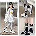 LFOXROG 5-Pack Girl Ruffle Socks Versatile Girls Frilly Dress Crew Socks for Daily Wear or Gifts