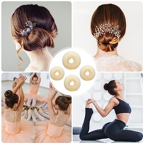 35 Pcs Ciambella per Chignon Panino Anello Stile