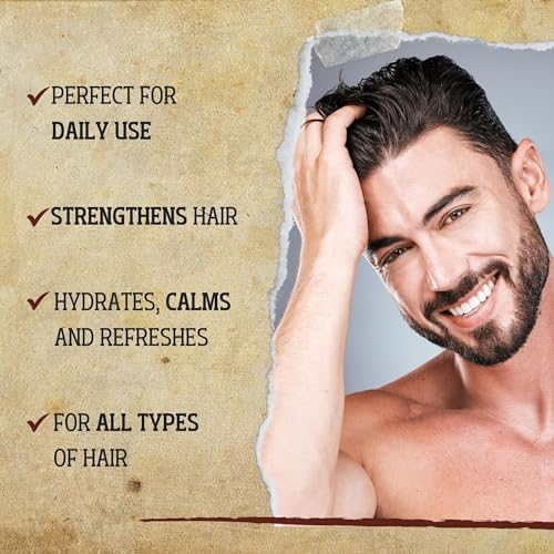 Men's Master Stimulating Shampoo for Men | Enriched with Red Chile, Caffeine and Hops | Hair Stimulating | Fresh and Masculine Scent | Paraben Free | Moisturizing | Strengthening Shampoo | 260 ML - Image 3