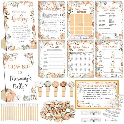 Pumpkin Baby Shower Games