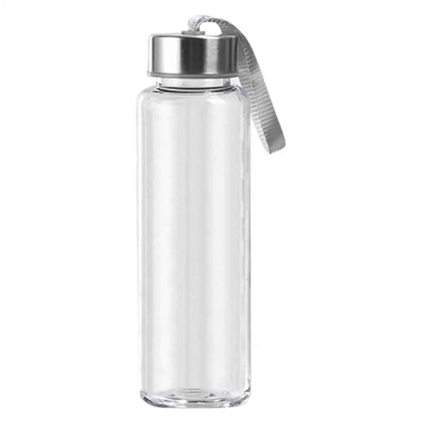 QuxetlRyz Sports Water Bottle Transparent Handy Cup Portable Plastic Water Drinking Bottle for Outdoor Sports Kitchen Tools Fitness(300ML)