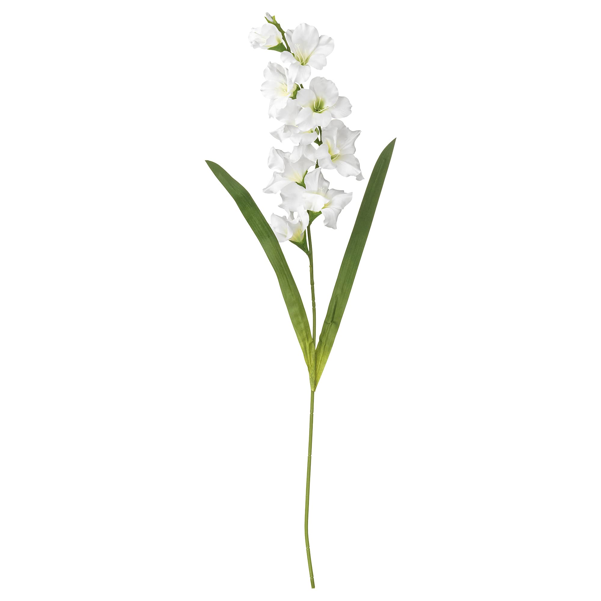 Glaïeul blanc SMYCKA 100 cm pour grand vase de salon chic