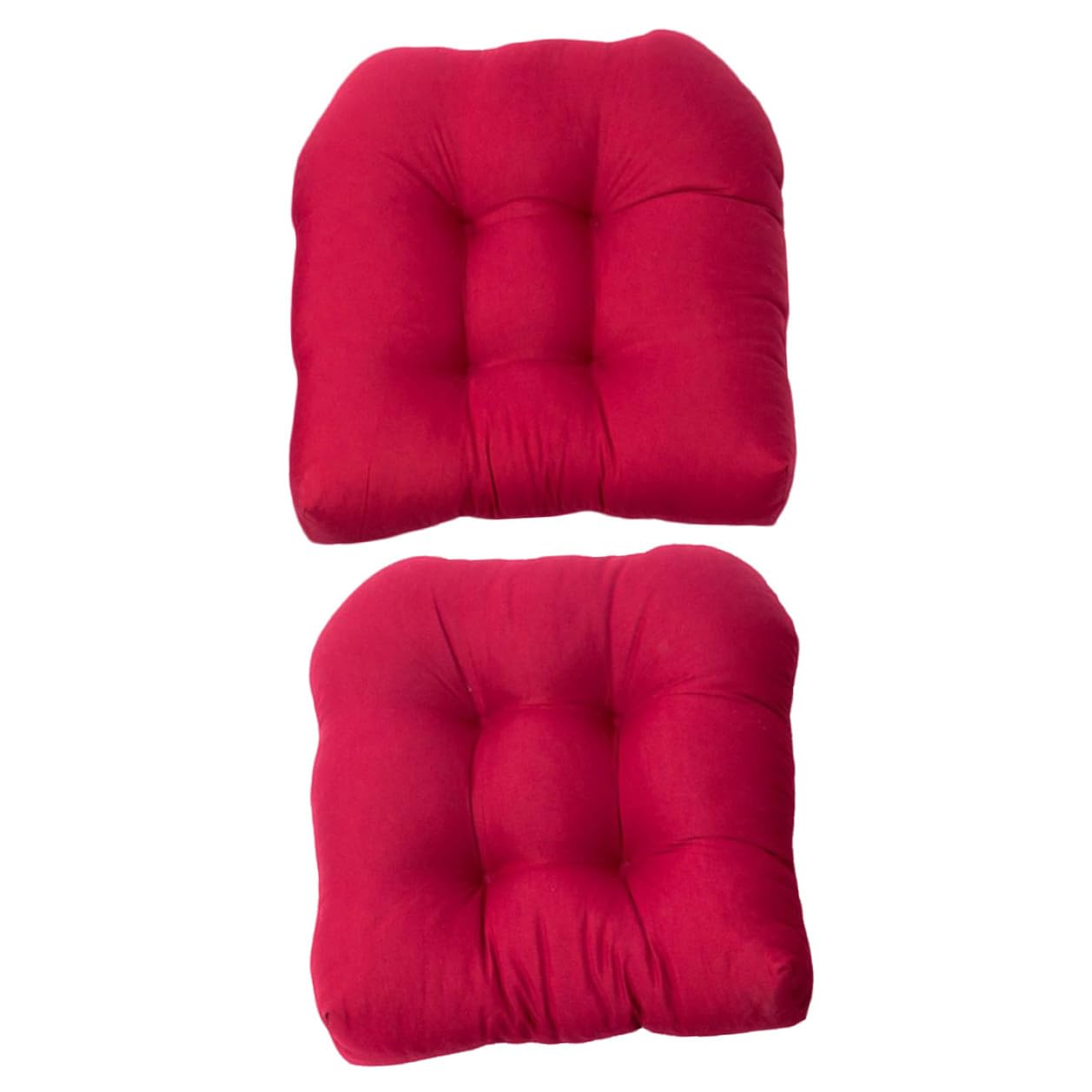Coussins confortables en U rouges en polyester pour assise prolongée
