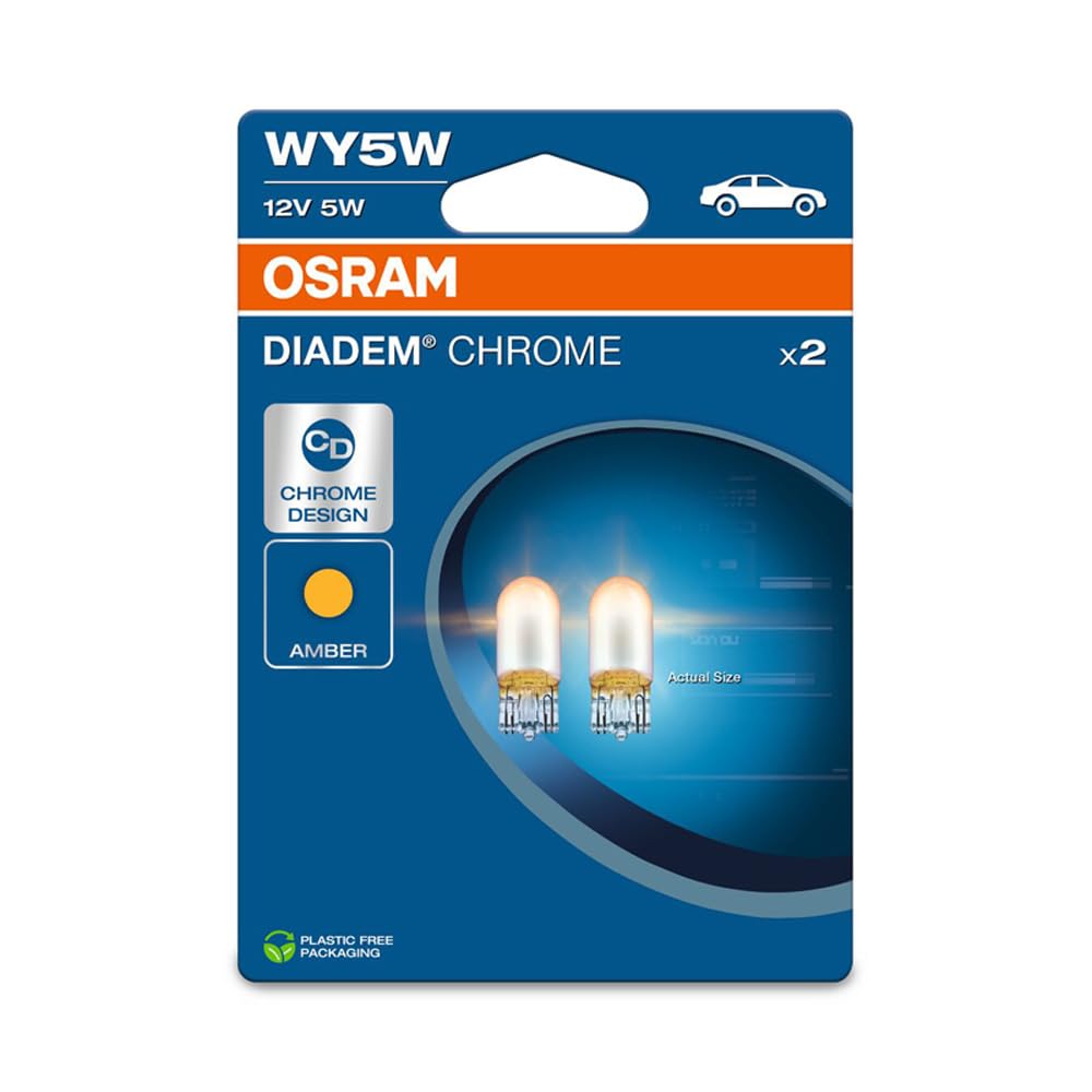 Turn signal lamp bulb W2.1x9.5d 2827DC-2BL OSRAM for RENAULT SUZUKI BMW FORD VW