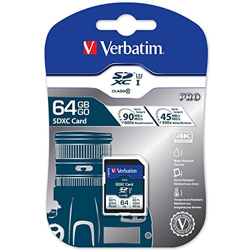 Verbatim 47022 64 Go Pro U3 SDHC Carte