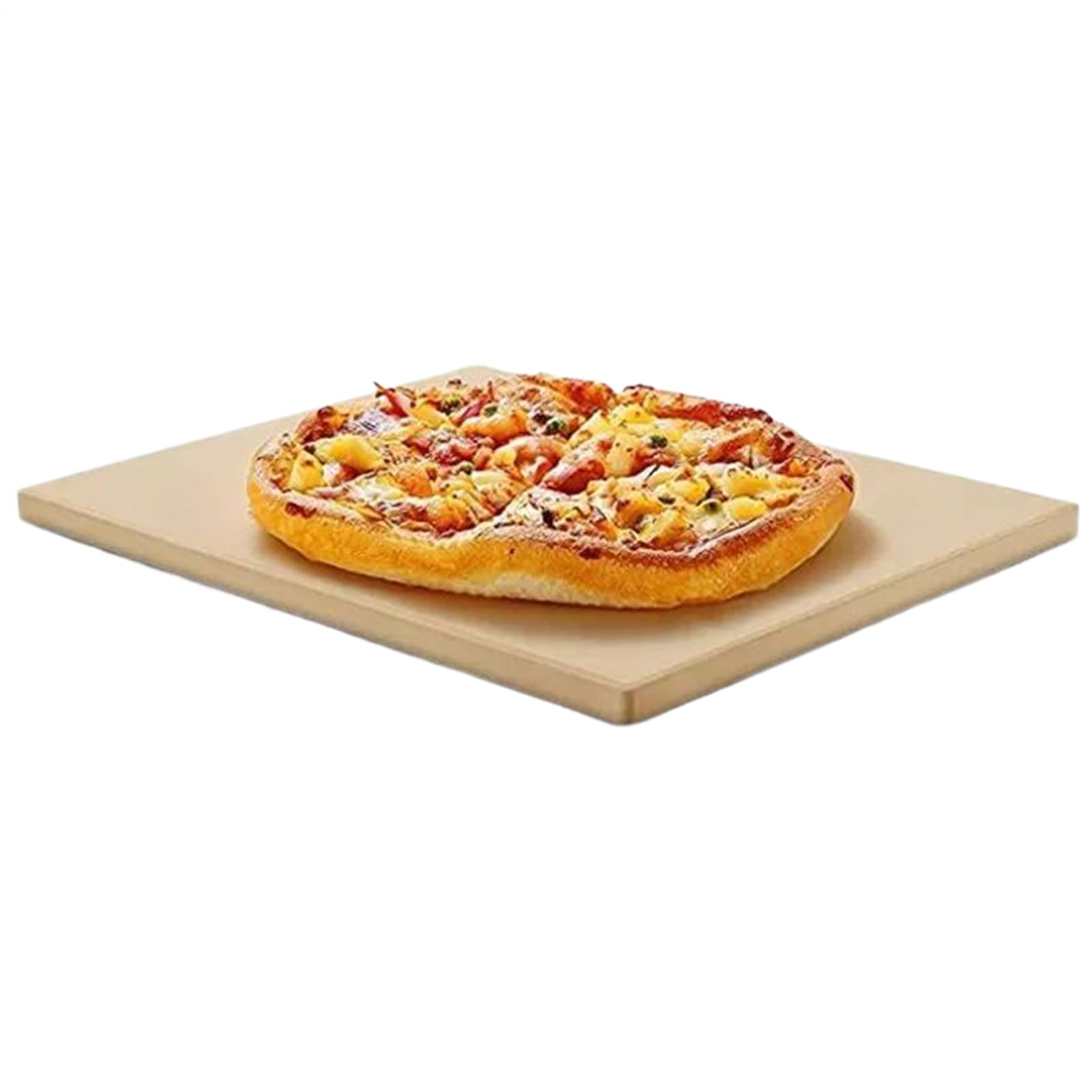 Grill Pizzastein Brot Backblech | Hitzebeständiger Pizza Stein Für Innen, Außen, Kochen, Backen, Küche, Ofen