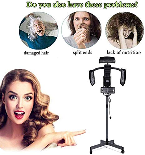 950 W professionele staande droogkap haardroger verwarming haar kleur processor versneller rollen base kappersuitrusting voor kapsalon schoonheid - Image 8