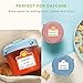 Food Containers Stickers Daycare Labels Removable Waterproof Labels for Kitchen Kids Bottle 108Pcs