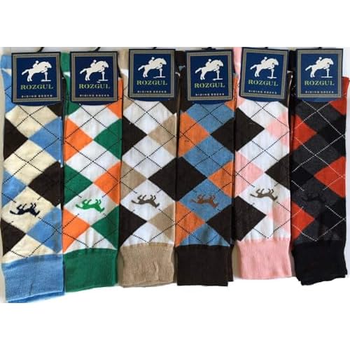 Rozgul® Lot de 6 paires de chaussettes montantes
