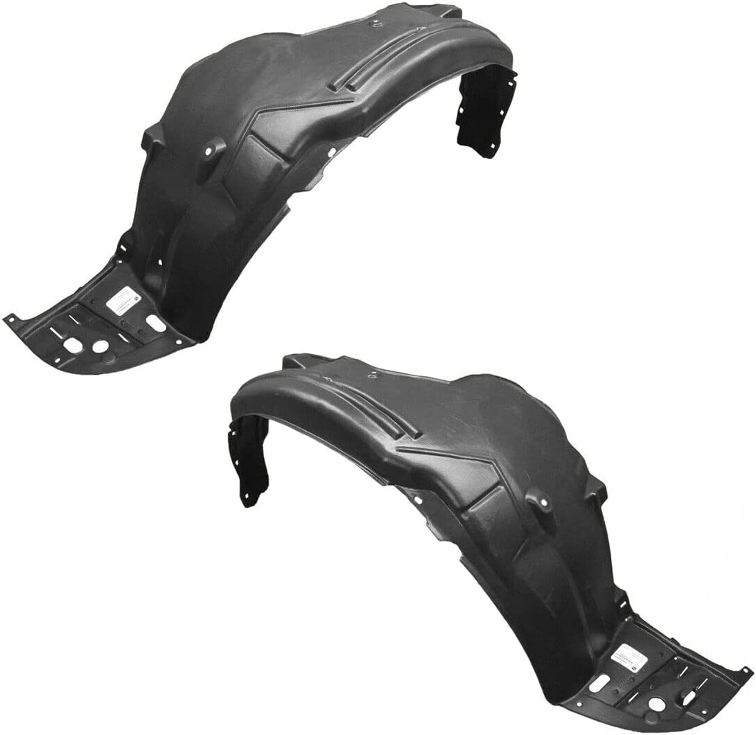 Parts N Go Fender Liner Set w/Clips For 2013-2015 Accord Sedan Front Driver & Passenger Side Left Right HO1248150 HO1249150 74150T2AA00 74100T2AA00