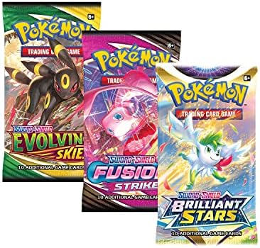 Pokémon TCG: Boltund V Showcase Box (1 Foil Promo Card & 3 Booster Packs)