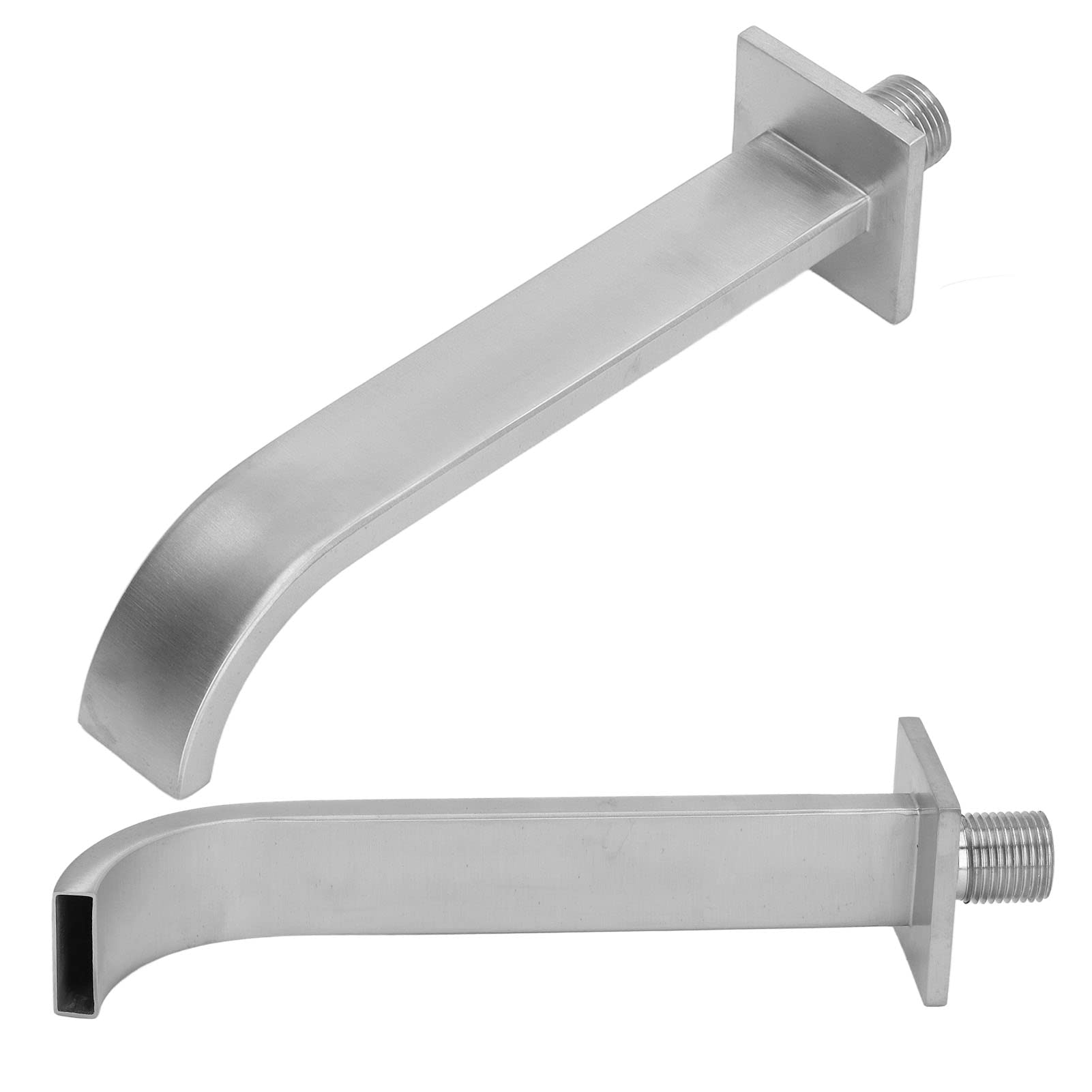 DN15 Male Screw Touchless Stainless Steel Wall-Mounted Bath Faucet – Brushed Finish, Infrared Sensor Basin Tap For Kitchen, Bathroom, Balcony