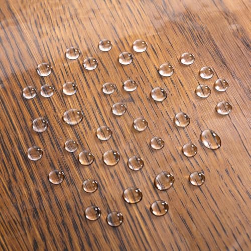 PlentifulHome Clear Plastic Round Table Protector, PVC Vinyl Cover, 54 Inch by PlentifulHome - Used condition - Image 3