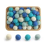 Creación de bricolaje: La bolas para hacer collares de fieltro es muy adecuada para la creación de bricolaje. Se puede utilizar para hacer aretes,horquillas,cojines,guirnalda pompones,adornos de habitación, campanillas de viento para bebés, decoraciones de ropa y otras pompones manualidades. Muy facil de hacer.