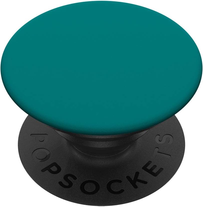 Cell Phone Button Holder Pop Out Knob Matte Teal Blue Color PopSockets PopGrip