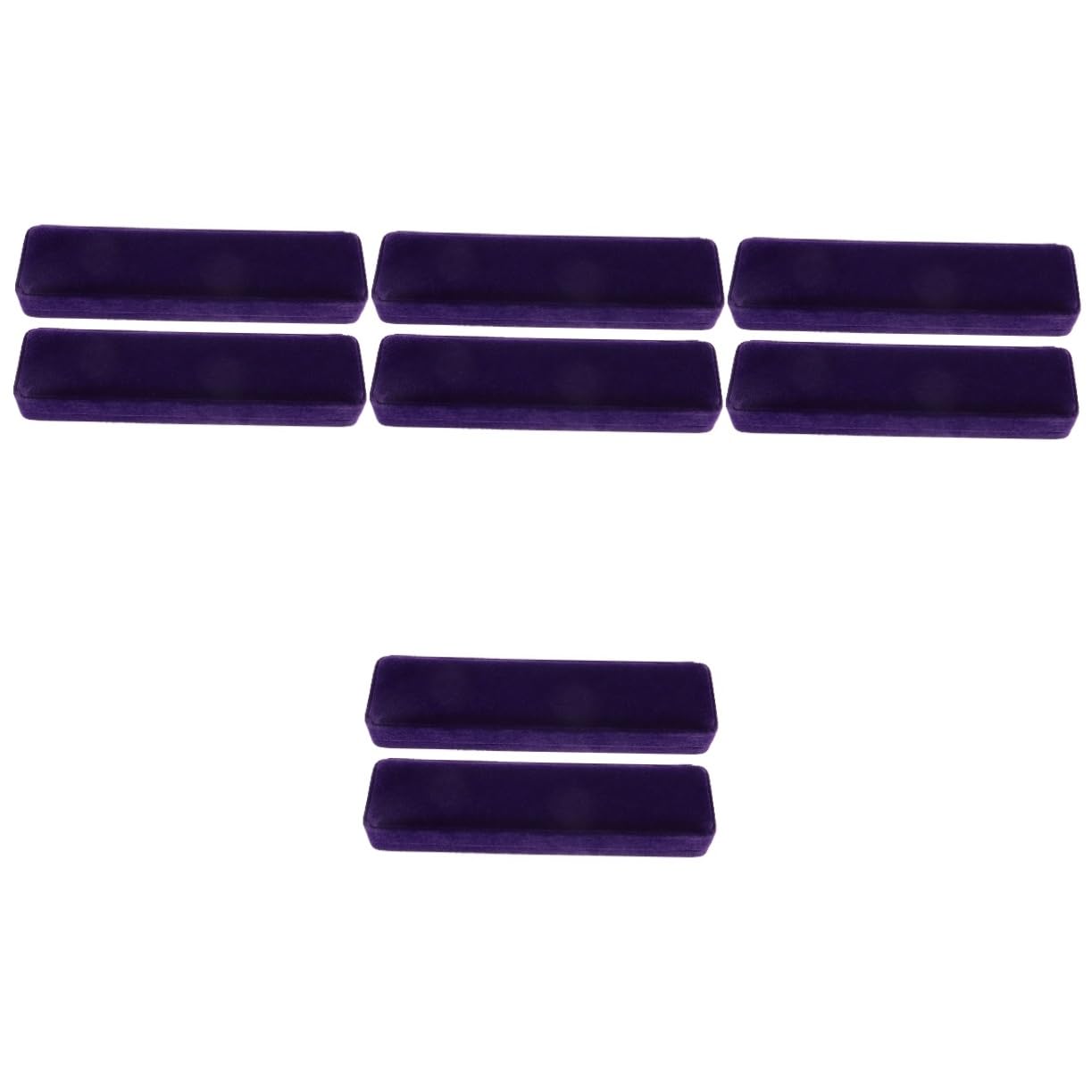 SEWACC Lot De 4 Boîtes À Bijoux Multifonctions pour Colliers Bracelets Boucles Doreilles 2 Pièces X 4