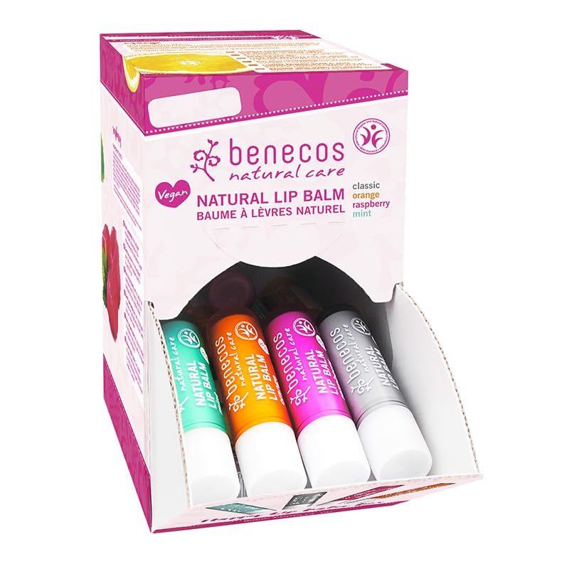 Benecos Exopsitor Baume à lèvres 6 saveurs 30 unités, 300 g