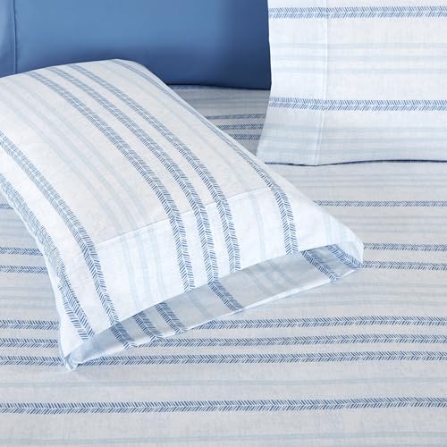 Elegant Comfort Softest and Coziest 4-Piece Sheet Set - 1500 Premium Hotel Quality Microfiber - Deep Pocket, Wrinkle Resistant 4-Piece Floral Bed Sheet Set, Twin XL, Traci Aqua