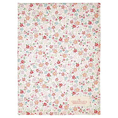 Preisvergleich Produktbild GreenGate - Küchentuch, Trockentuch, Geschirrtuch - Clementine - white - Baumwolle - 70 x 50 cm