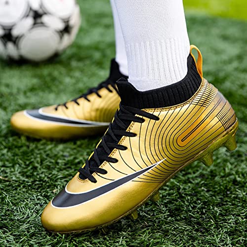 Chuteiras de futebol de meninos,Botas de futebol à prova de desgaste antiderrapantes de couro para m