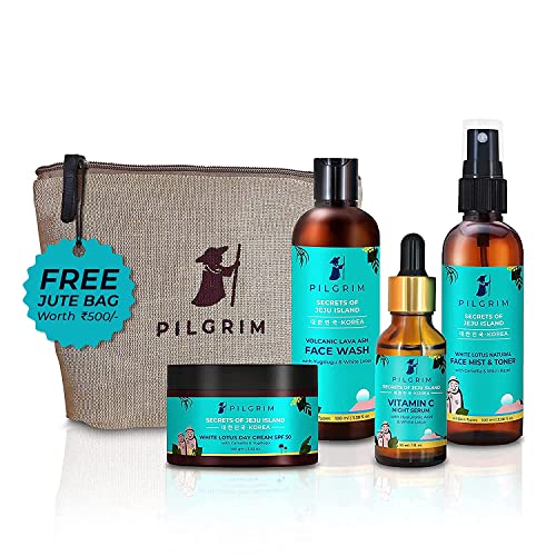 Pilgrim Korean Beauty Flawless Skin Face Care Kit With Vitamin C ...