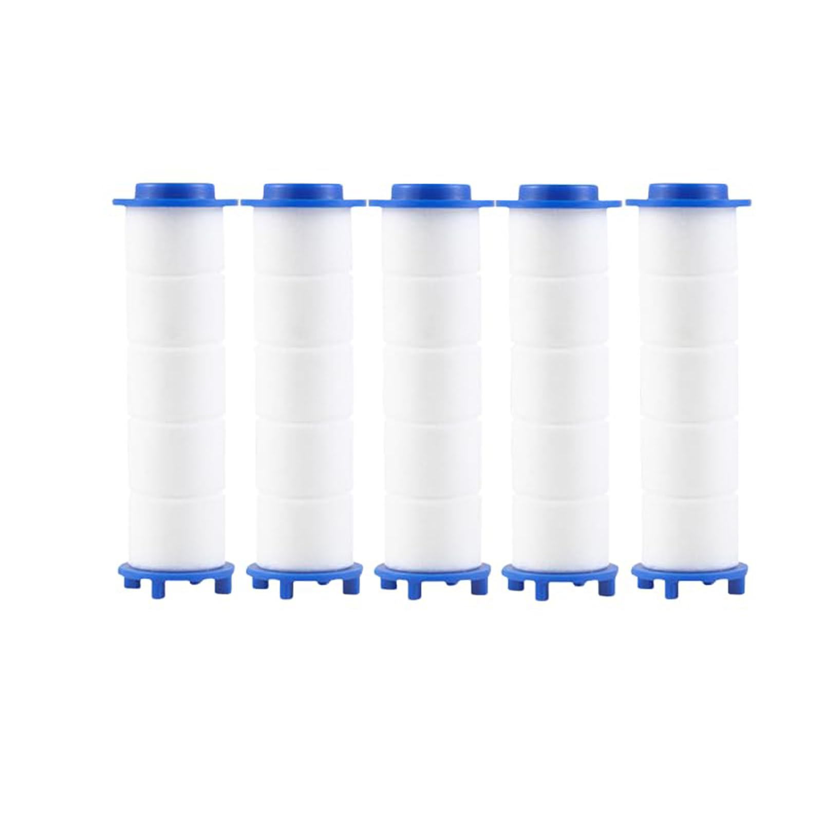 Cabezal de ducha filtrado de alta presión de 5 modos con lavado manual y eléctrico, boquilla de silicona para agua dura, la mejor experiencia de ducha