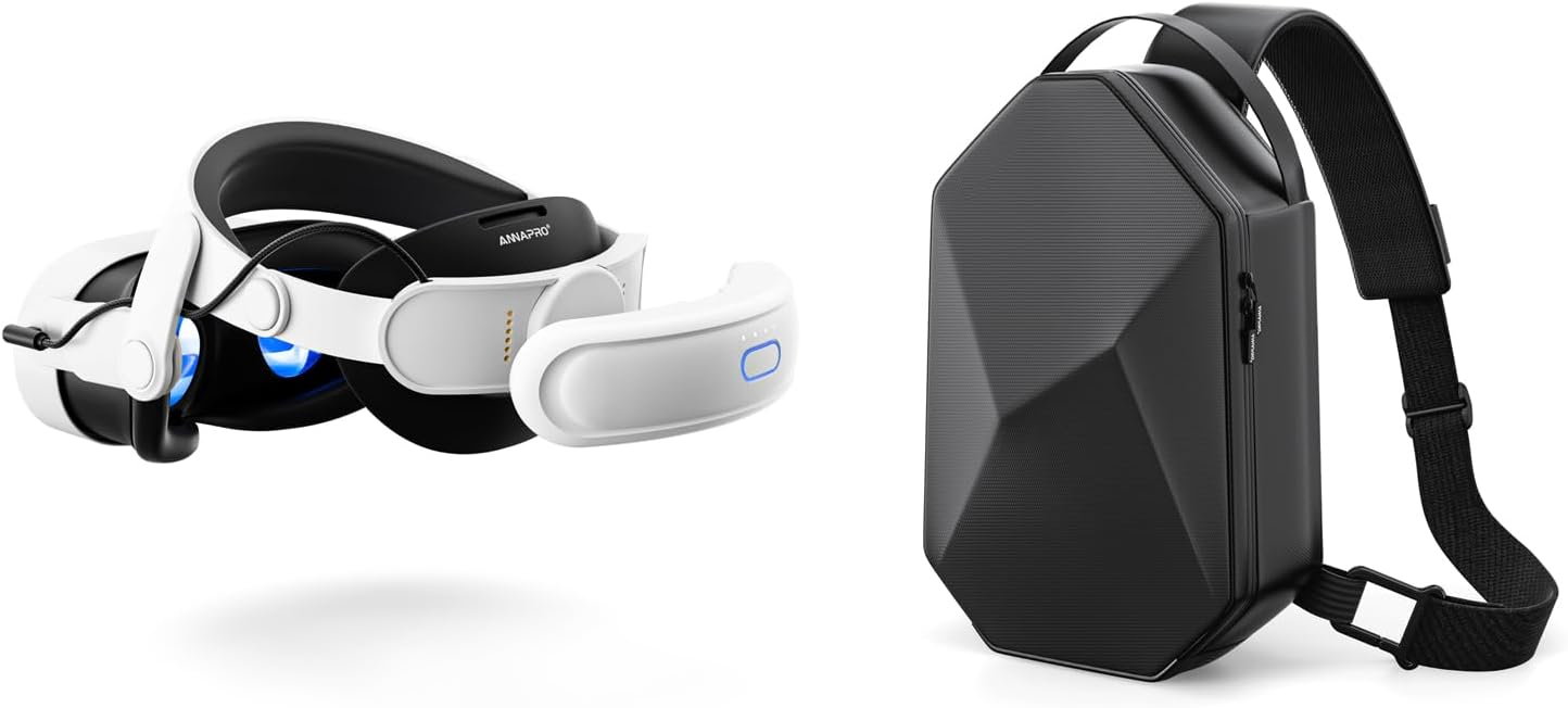 ANNAPRO A3 Max Head Strap and Carrying Case, Shoulder Bag