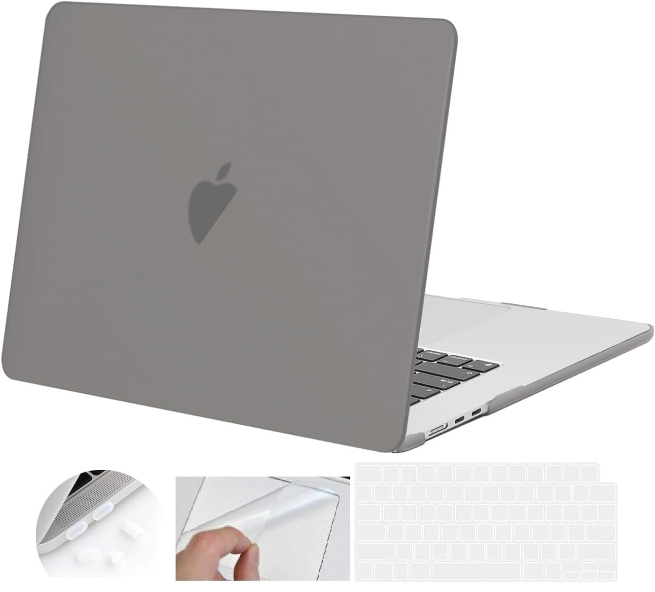 MOCA Compatible Case with New MacBook Air 15 inch Case Model: A2941 [2023 Release] Plastic Hard Shell for 15.3 inch MacBook Air M2 Cover (Grey) (B0CFTYT6F6) Amazon Price History, Amazon Price Tracker