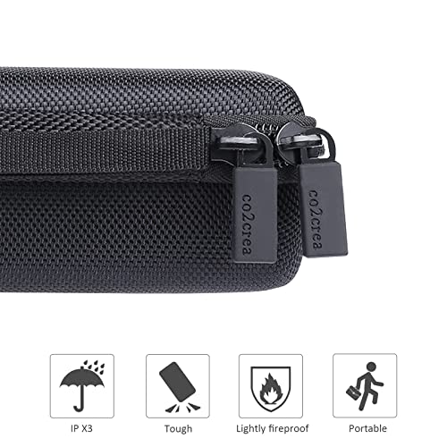 co2CREA Estojo rígido de viagem para gravador de campo profissional Zoom F3