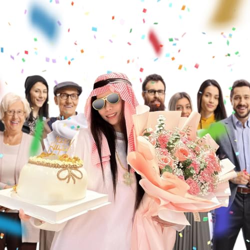 Déguisement arabe cheik avec turban et accessoires pour cosplay - 5
