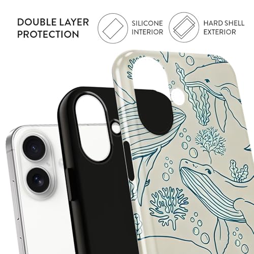 Coque iPhone 17 baleine requin ocean en TPU souple antichoc - 2