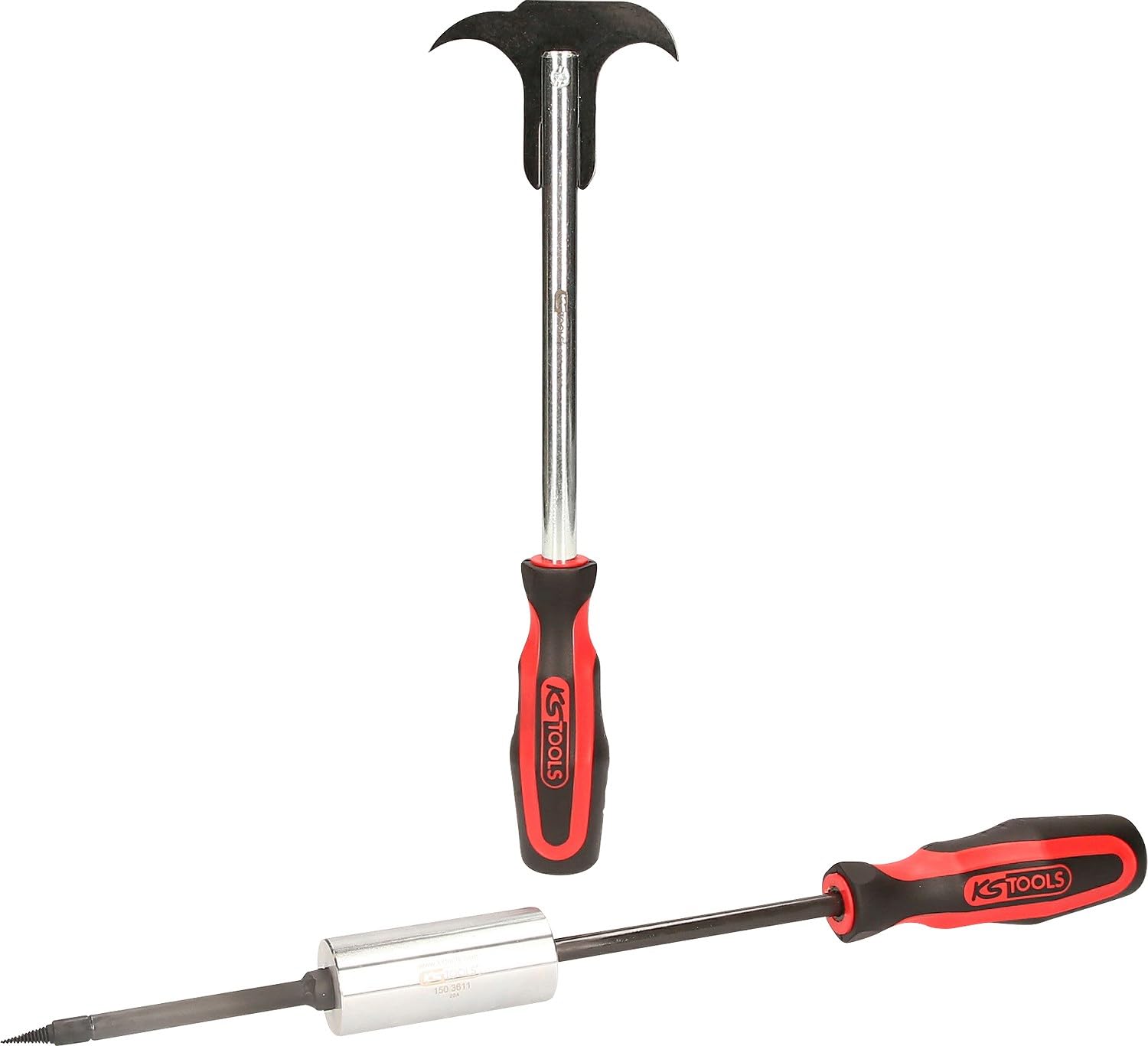 Jeu d'Extracteurs de Simmerring KS TOOLS - 2 Pièces en Acier Inoxydable