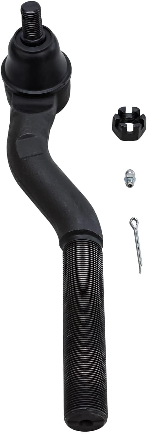 Detroit Axle - Front Upper & Lower Control Arms + Outer Tie Rod Ends Replacement for 2007-2017 Jeep Wrangler JK - 6pc Set