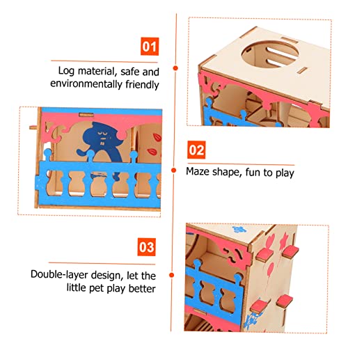 LIFKICH 2 Peças De Brinquedo Para Hamster Brinquedos Para Pequenas Criaturas Brinquedos Para Hamster