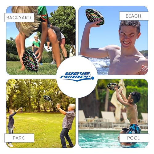 image for Wave Runner Grip It Waterproof Junior Size Football, 9.25 Size, Durabl